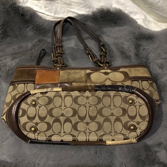 Authentic Coach Patchwork Purse - Picture 2 of 5